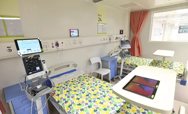 北大嶼山醫院香港感染控制中心設施。