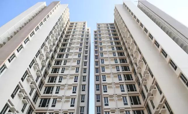 將軍澳百勝角消防處紀律部隊宿舍。資料圖片