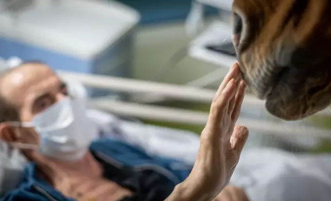 Peyo至今已經探訪超過1000名癌症末期患者。(網上圖片)