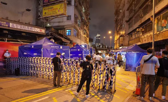 銅鑼灣海宮大廈和海都大廈納受限區域。Eyepress圖片