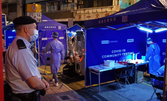 銅鑼灣海宮大廈和海都大廈納受限區域。Eyepress圖片