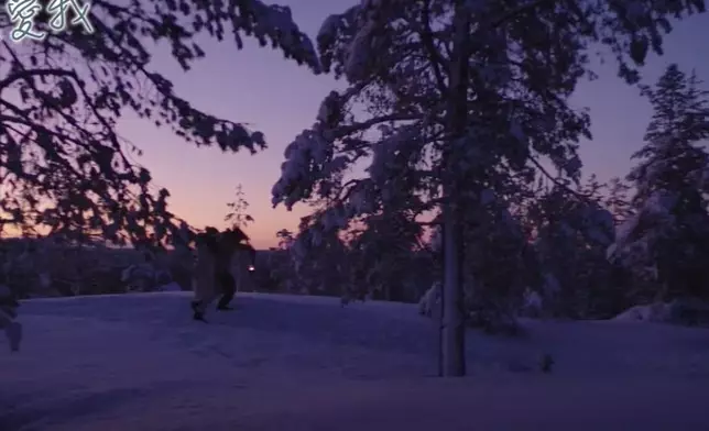 預告可見，芬蘭景色優美，充滿浪漫氣息。