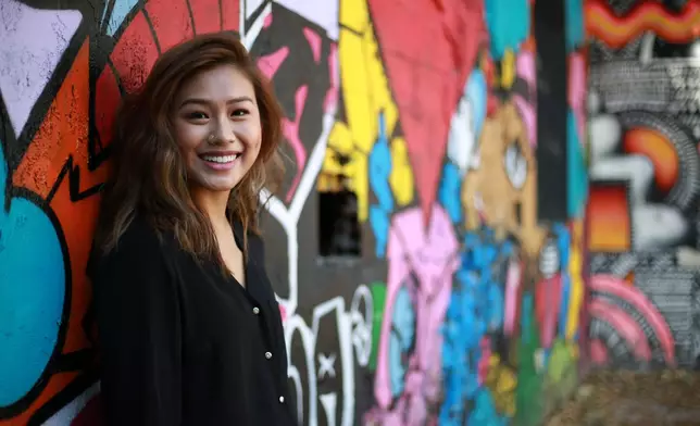 Charlene受傷前的照片。（網上圖片）