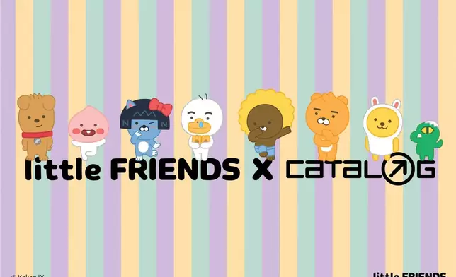 Catalog首度與Little Friends攜手，推出多款以旗下原創角色為主題的服飾配件