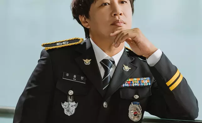 日前KBS曾發布車太鉉在《警察課程》的劇照，他將飾演警察大學教授「劉東萬」（網上圖片）