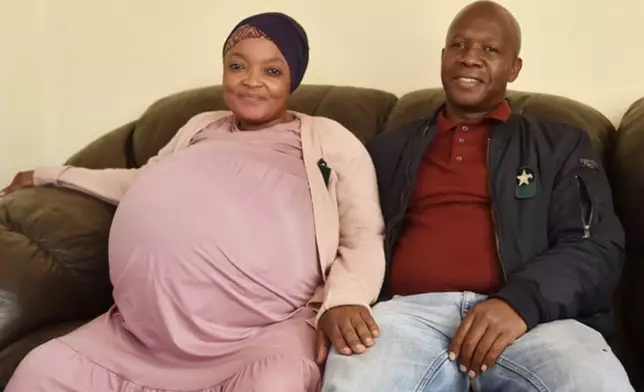 南非37歲婦女聲稱自己一次產下十胞胎。