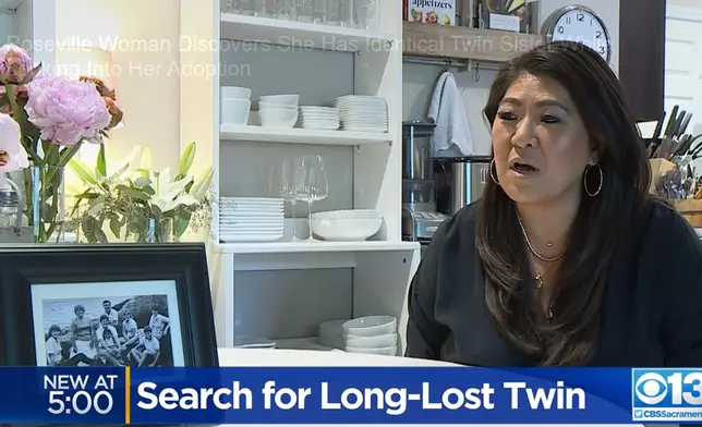 Elizabeth Jackson Booth希望尋找到自己的失散多年的孖生姊妹（影片截圖）