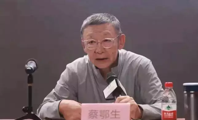 蔡鄂生。網上圖片