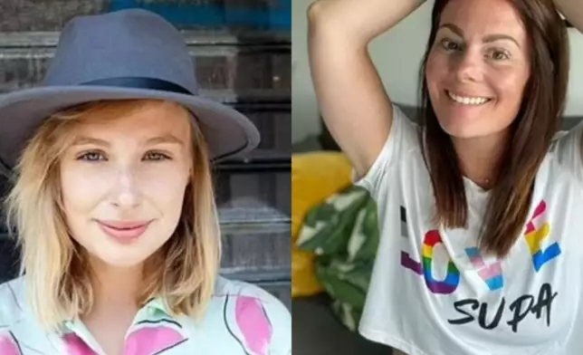 紐西蘭女子Sarah（左）；Mario的室友、前性伴兼生意拍檔Courtney（右）。網上圖片