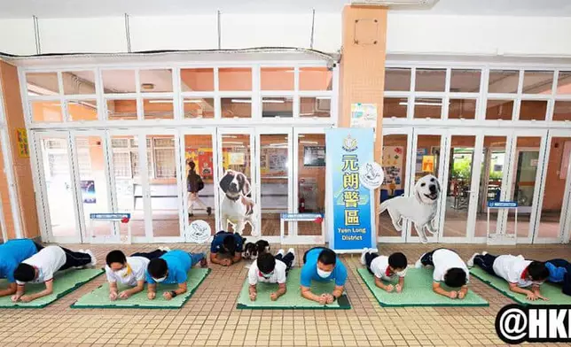 是次活動以「守護動物」為主題。香港警察fb圖片