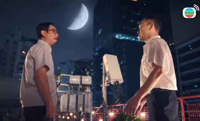 蔣志光在天台向Rocky講到永遠收工！