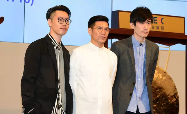 毛記葵涌三名創辦人陸家俊(陳強)(左)、姚家豪(阿Bu)(中)和徐家浩(林日曦)(右)。