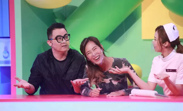 吳幸美全情投入。