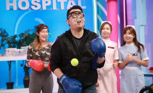 呢個「頭戴式拳擊球」考起吳幸美同蔡康年。