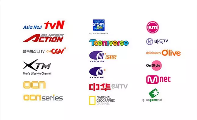 CJ ENM旗下的電視頻道（網上圖片）