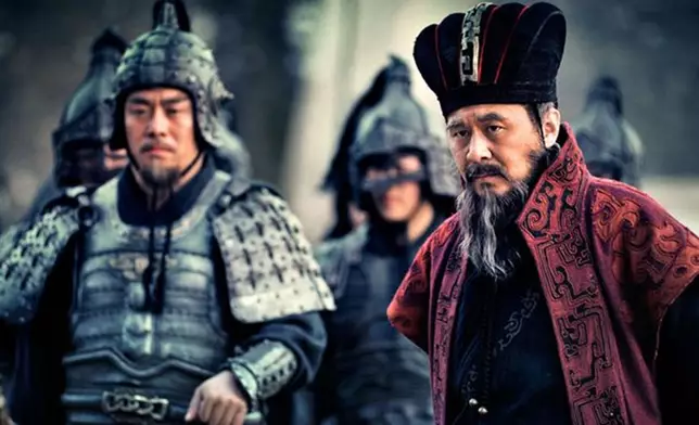 影視中的曹操。網上圖片