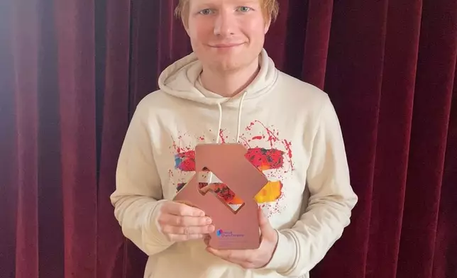 著名英國歌手Ed Sheeran也獲邀出席（Ed Sheeran IG圖片）
