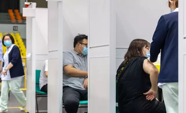 澳門開放合資格人士可打第三針疫苗。澳門新聞局資料圖片