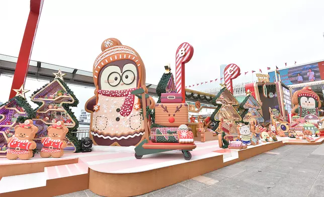 海港城聖誕客運站。海港城官網圖片