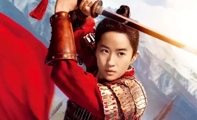 影視中的花木蘭。 (網上圖片)