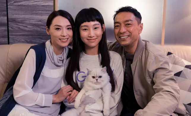 Gigi感激劇中父母姜皓文及陳煒的貼心照顧。