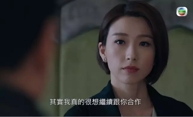 雖然只係好短嘅對撼戲，但姚子羚眼神都有不同變化。