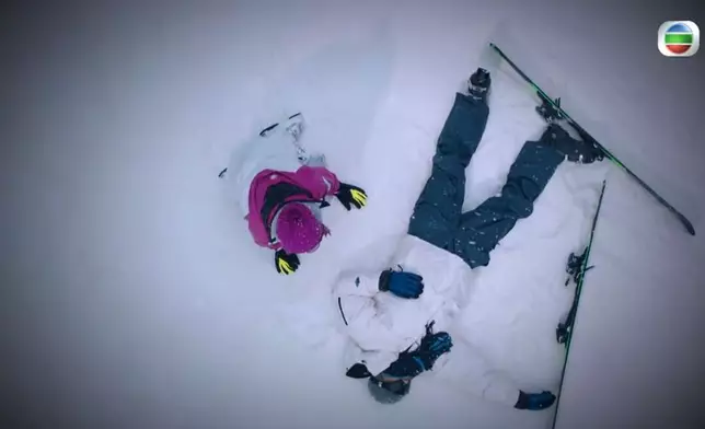 呢幕雪地戲，獲網民讚個景夠真實。