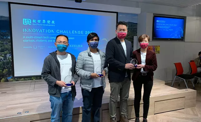 左起：Carnot Innovations聯合創始人蔡子良及Ashish Justin；Fano Labs首席科學家林潤生。