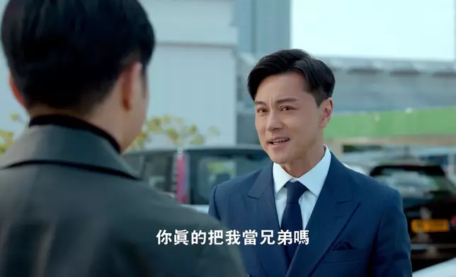 一個眼神已經好有戲，觀眾亦直指黃浩然在戲中演技更上一層樓。