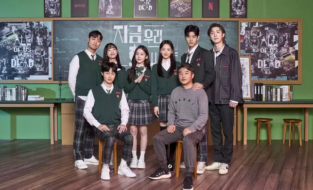 《殭屍校園》一眾演員近日忙於出席各種宣傳行程（網上圖片）