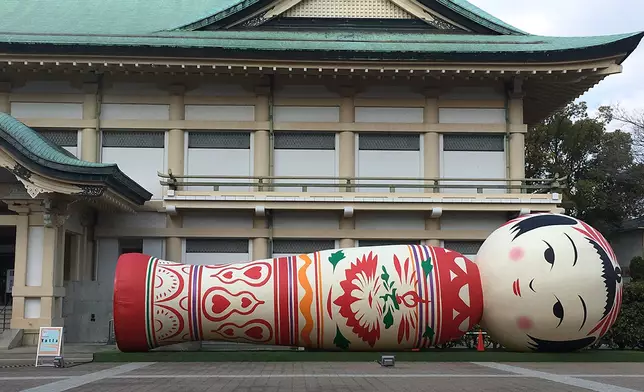 2019年京都一間美術館也出現同款木芥子（Twitter圖片）