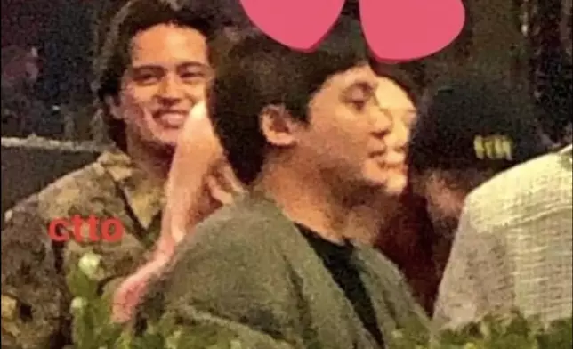 Nancy與James Reid在洛杉磯被偶遇（網上圖片）