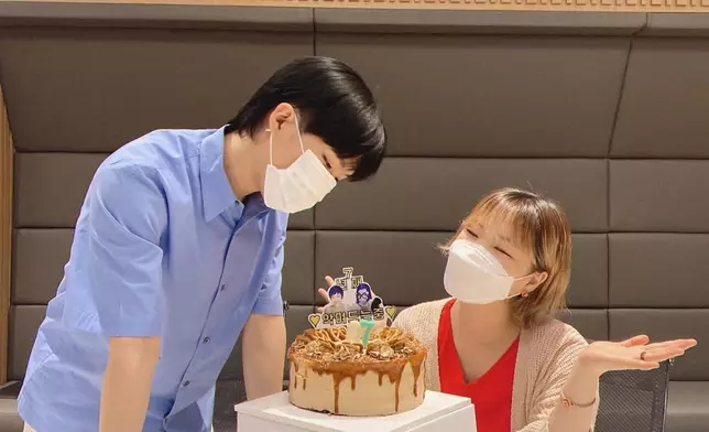 燦赫和秀賢平時相處都展現了超級真實的兄妹感情（秀賢IG圖片）