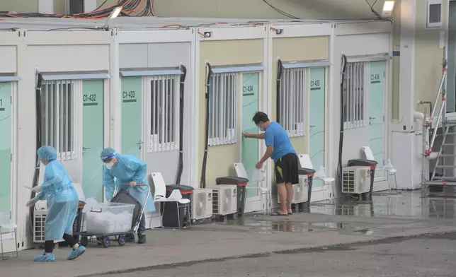 青衣方艙醫院。資料圖片