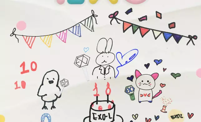 EXO將在9日舉行出道10周年慶祝活動（網上圖片）