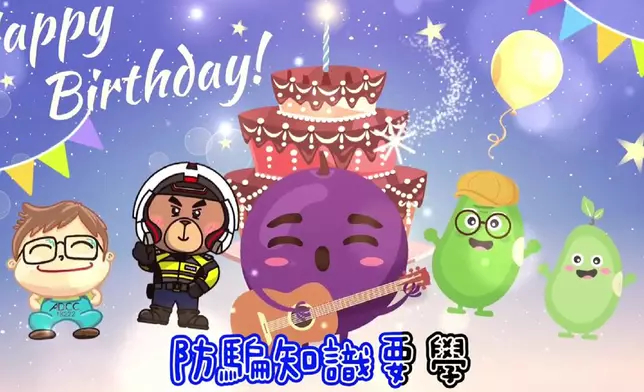 香港警察facebook視頻截圖