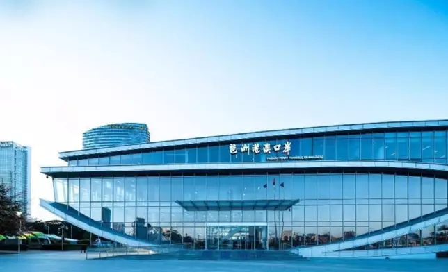 廣州琶洲港澳客運口岸碼頭工程順利通過竣工驗收。網上圖片