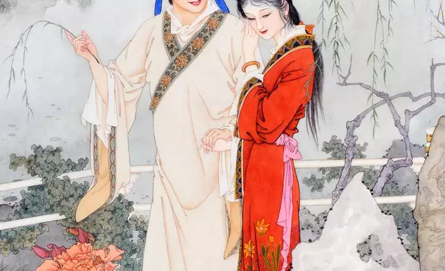 杜麗娘還魂後，兩人最後有情人終成眷屬（網上圖片）