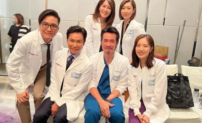 郭晉安（左二）主演的《白色強人II》，將緊接推出。