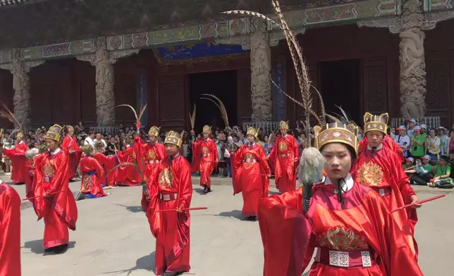 山東曲阜孔廟之祭孔表演