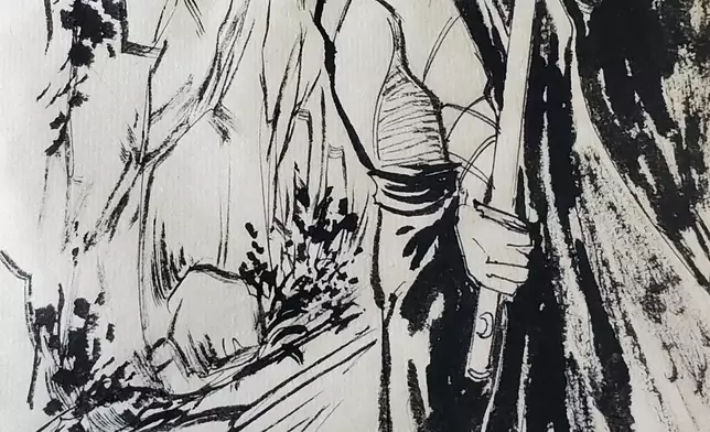 件衫係跟足劇中漫畫「一劍大俠」造型去整。