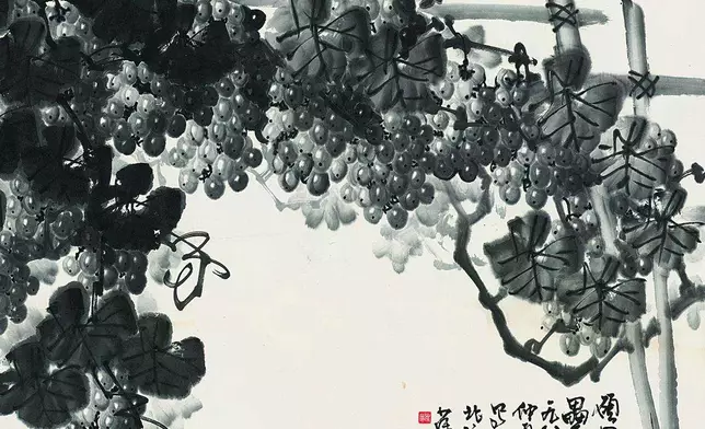 畫葡萄藤（網上圖片）