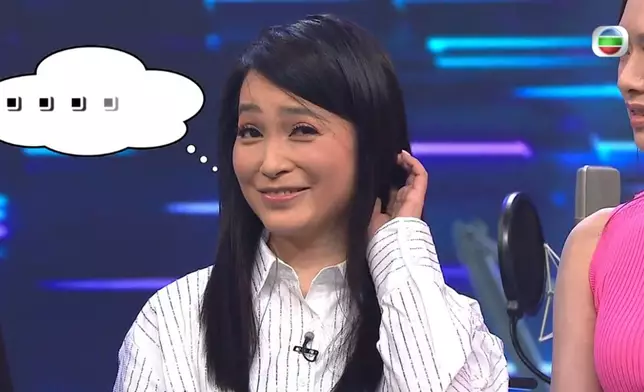 樊亦敏都知自己表現麻麻。