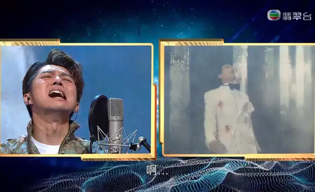 聲演中槍場口，佢哋七情上面、做晒動作去演，非常認真。