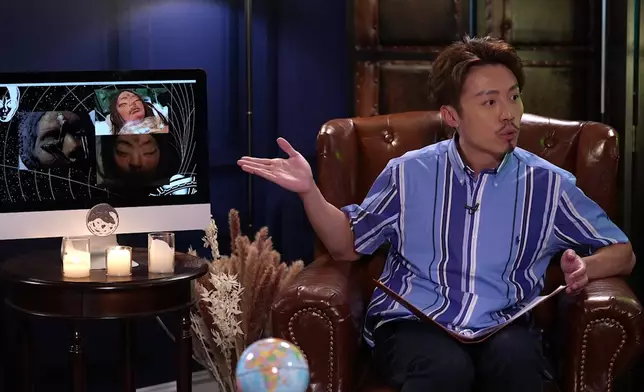 聲稱在月球上發現的「三眼嫦娥」外星人。