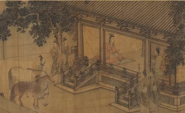 宋‧李唐《晉文公復國圖》部分（1140年） (網上圖片)