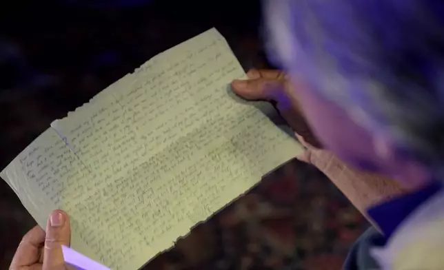 林媽媽保留住59年前，囝囝阿Lam寫給自己的信。