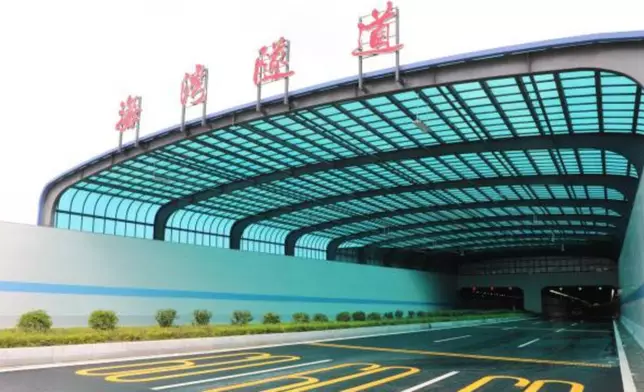 汕頭海灣隧道歷時7年多建設。網圖