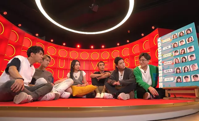 Team B -(左起) 莫浩俊(Jimmy)、簡文浩(Dorlai)、溫曉晴(Alice Wan)、余卓謙(Nathenial)、阮偉倫(阿倫)、康志維(Edmond)