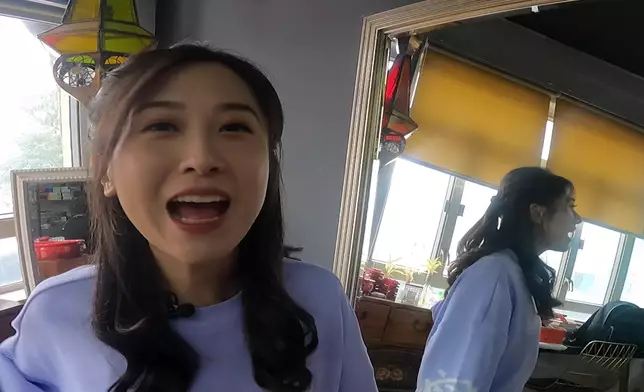 Carmen最後放棄掩飾，用化全妝對付攝製隊。